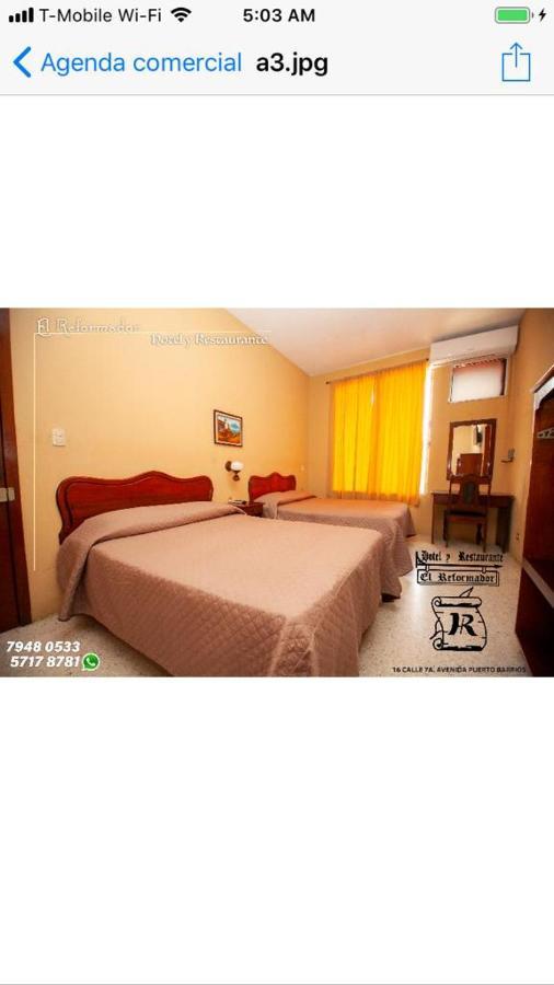 Hotel El Reformador Пуэрто-Барриос Экстерьер фото
